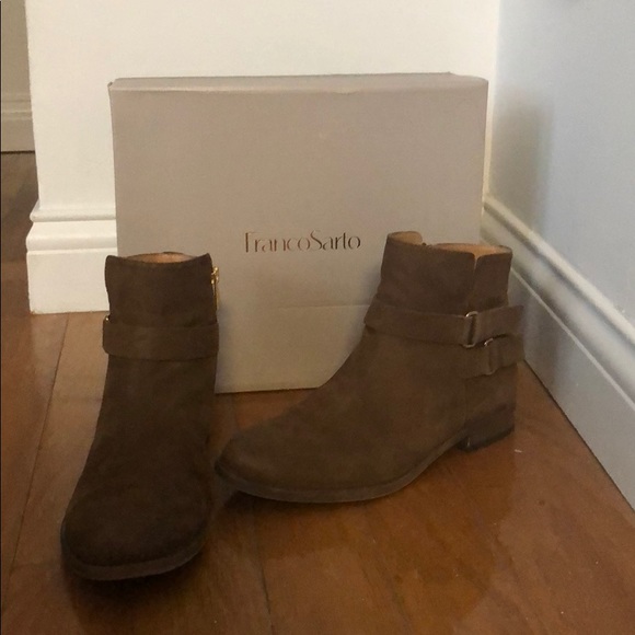 Franco Sarto Shoes - Franco Sarto brown suede boots